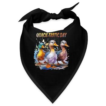 ENTEN QUACK-TASTIC DAY - Bandana - Schwarz - Vorne