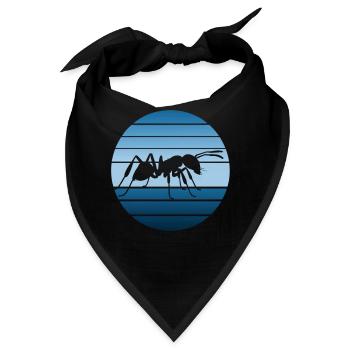 Ant Retro Vintage Ant Keeping Ant Costume Women - Bandana - Schwarz - Vorne