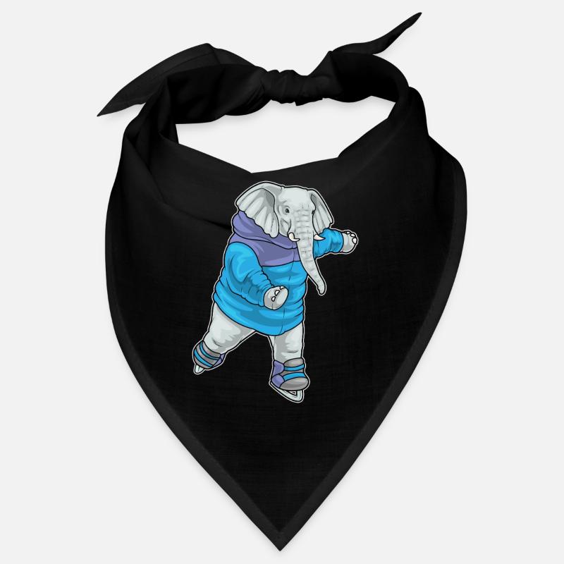 Patins à glace éléphant Bandana