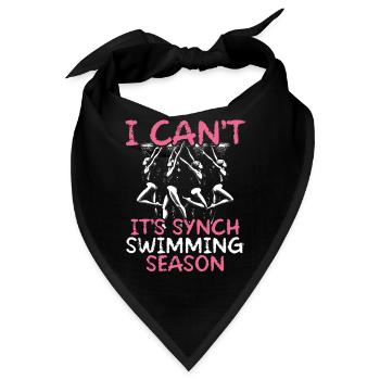 Synchronschwimmen Synchro Schwimmer - Bandana - Schwarz - Vorne