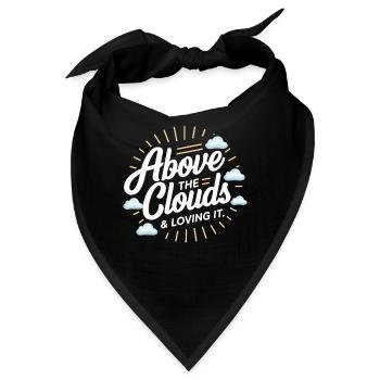 Flugbegleiterin Der Luftfahrtprofi Cabin Crew - Bandana - Schwarz - Vorne