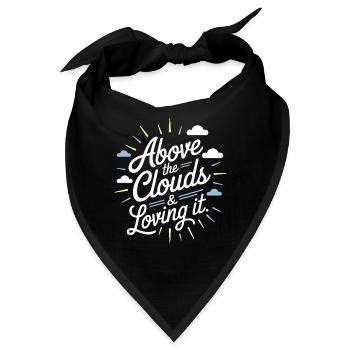 Flugbegleiterin Der Luftfahrtprofi Cabin Crew - Bandana - Schwarz - Vorne
