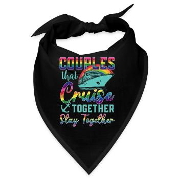Schwule Kreuzfahrt LGBT Gaycation Cruising Urlaub - Bandana - Schwarz - Vorne