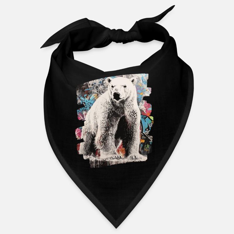 Polar Bear Graffiti Sprayer Bandana