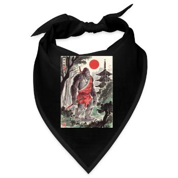 Samurai - Bandana - Schwarz - Vorne