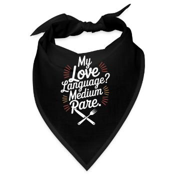 Ernährung Auf Fleischfresser-ernährung Auf Der - Bandana - Schwarz - Vorne