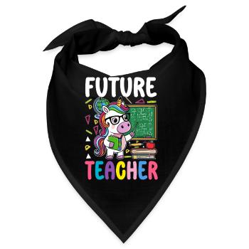 Future Teacher - Bandana - Schwarz - Vorne