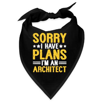Architekt - Bandana - Schwarz - Vorne