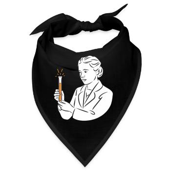 Inspiring Scientist Line Art Design - Bandana - Schwarz - Vorne