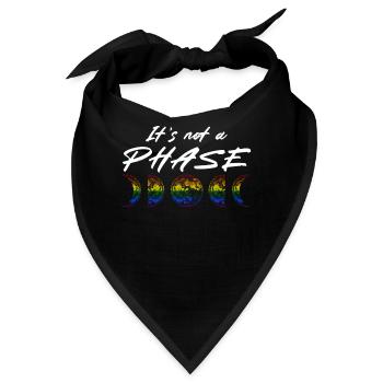 Gegen Rassismus! Für Politik Menschenrechte Liebe - Bandana - Schwarz - Vorne