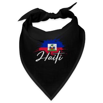 Haiti - Bandana - Schwarz - Vorne