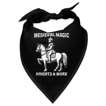 MEDIEVAL MAGIC KNIGHTS & MORE - Bandana - Schwarz - Vorne