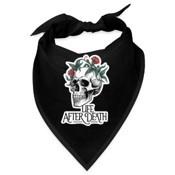KNOCHEN LEBEN NACH DEM TOD - Bandana - Schwarz - Vorne