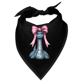 Kokettenbogen Loch Ness Monster Nessie - Bandana - Schwarz - Vorne