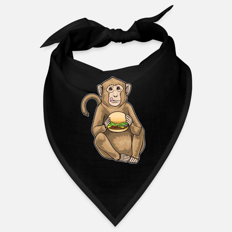 Monkey Cheeseburger Bandana