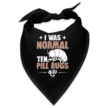 Ich War Vor Zehn Pillenwanzen Normal - Bandana - Schwarz - Vorne