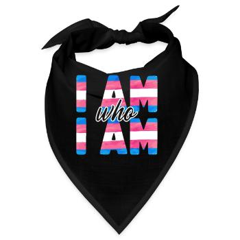 Transgender Trans LGBT Pride - Bandana - Schwarz - Vorne