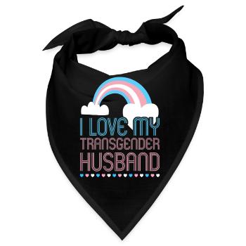 Transgender Trans LGBT Pride - Bandana - Schwarz - Vorne