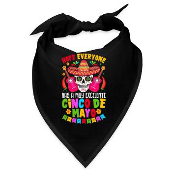 Cino de Mayo - Bandana - Schwarz - Vorne