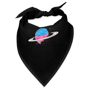 Transgender Trans LGBT Pride - Bandana - Schwarz - Vorne