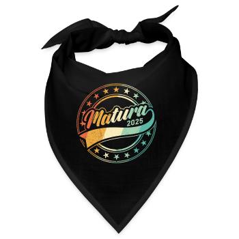 MATURA 2025 Maturanten Matura Abschluss Matura - Bandana - Schwarz - Vorne
