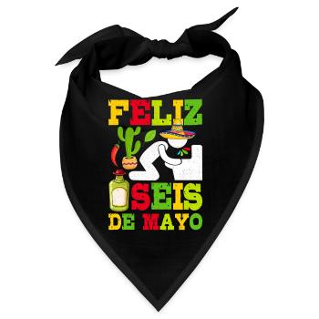Cinco De Mayo - Bandana - Schwarz - Vorne