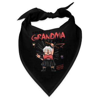 Badass Oma seit 1991 - Vintage 34. Geburtstag - Bandana - Schwarz - Vorne