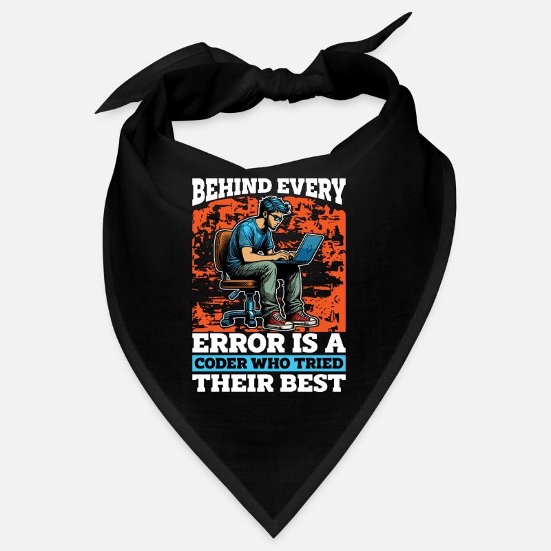 Coder Behind Every Error Is A Coder Web Developer Bandana