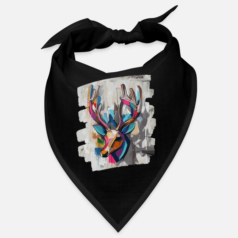 Deer with antlers Bandana