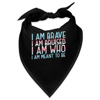 Transgender Trans LGBT Pride - Bandana - Schwarz - Vorne