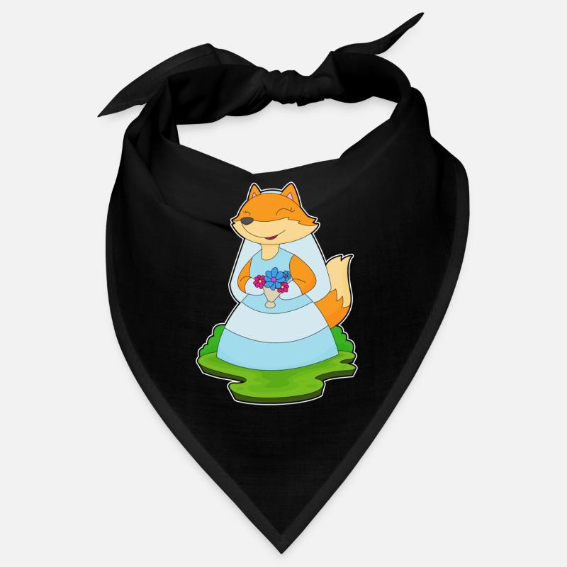 Fox Bridal Veil Wedding Bandana