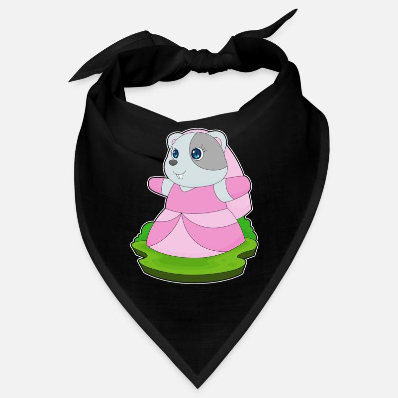 Hamster Braut Schleier Hochzeit Bandana