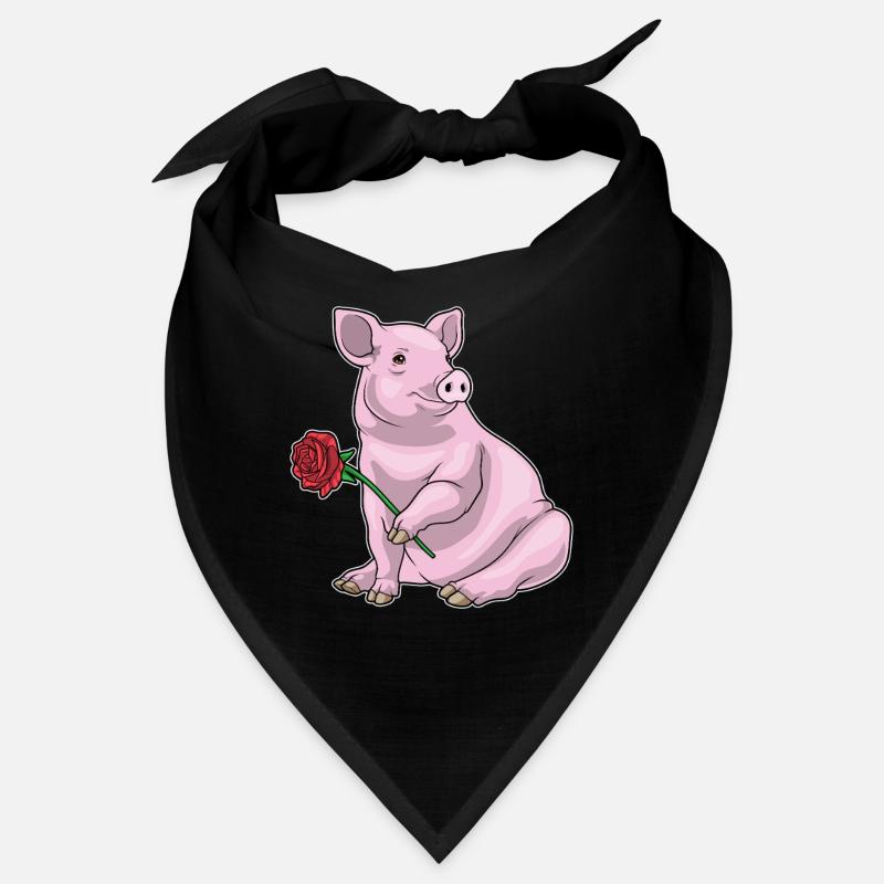 Pig Rose Bandana