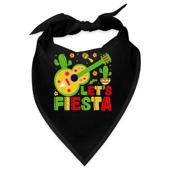 Let's Fiesta - Bandana - Schwarz - Vorne