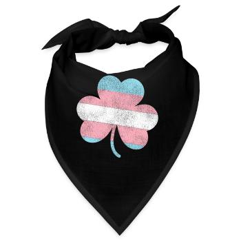 Transgender Trans LGBT Pride - Bandana - Schwarz - Vorne