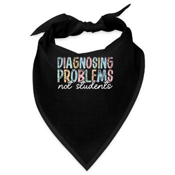 Schulpsychologe Schulpsychologie - Bandana - Schwarz - Vorne