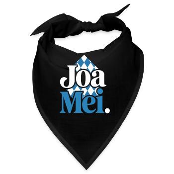 Joa Mei Bayerischer Sarkasmus Dialekt Egal Bayern - Bandana - Schwarz - Vorne