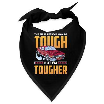 Fahrschule Fahrlehrer - Bandana - Schwarz - Vorne