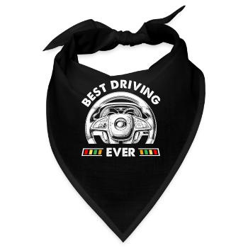 Fahrschule Fahrlehrer - Bandana - Schwarz - Vorne