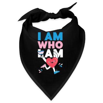 Transgender Trans LGBT Pride - Bandana - Schwarz - Vorne