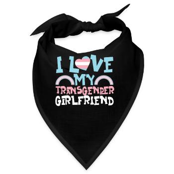 Transgender Trans LGBT Pride - Bandana - Schwarz - Vorne