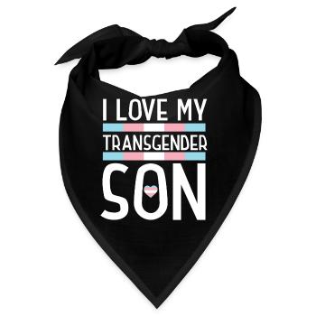 Transgender Trans LGBT Pride - Bandana - Schwarz - Vorne