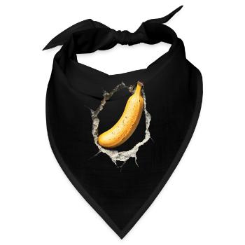Banane - Bandana - Schwarz - Vorne