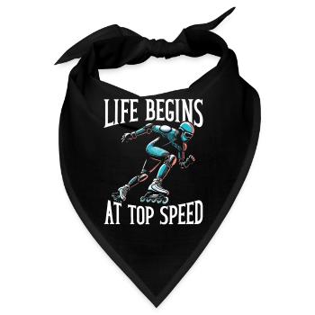 Inline Skating Rollerblading Inline Skates - Bandana - Schwarz - Vorne