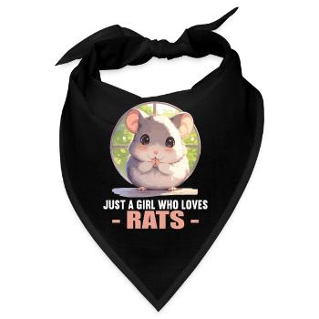 Ratten Ratte - Bandana - Schwarz - Vorne