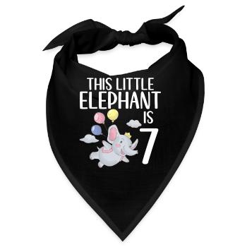Elephant Lovers Gifts - Bandana - Schwarz - Vorne