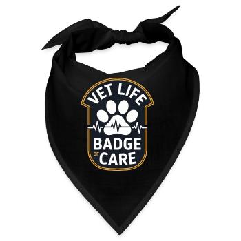 Tierarzte Experte Für Tierärzte - Bandana - Schwarz - Vorne