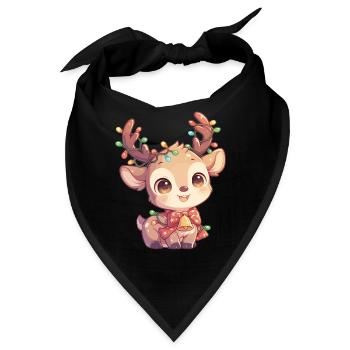 Rentiere Rentier - Bandana - Schwarz - Vorne