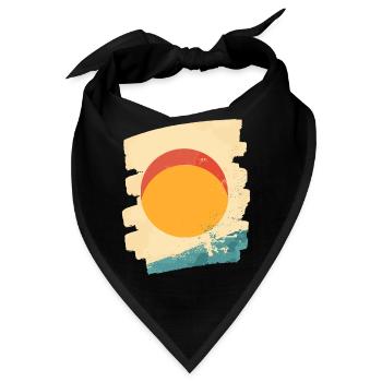 Sommer Sonne - Bandana - Schwarz - Vorne