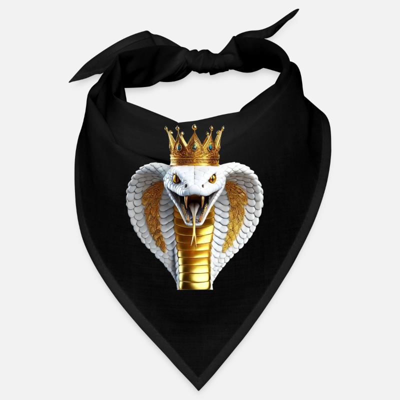 Cobra roi avec couronne Bandana